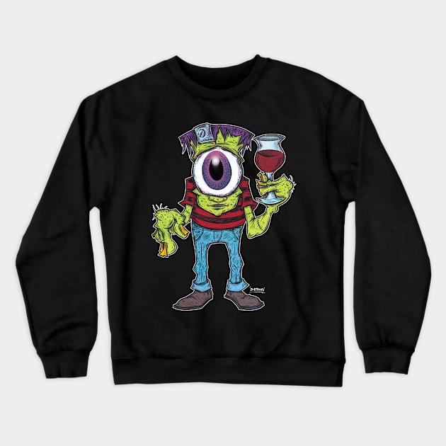 "Frankenwine!" Crewneck Sweatshirt by PheckArt